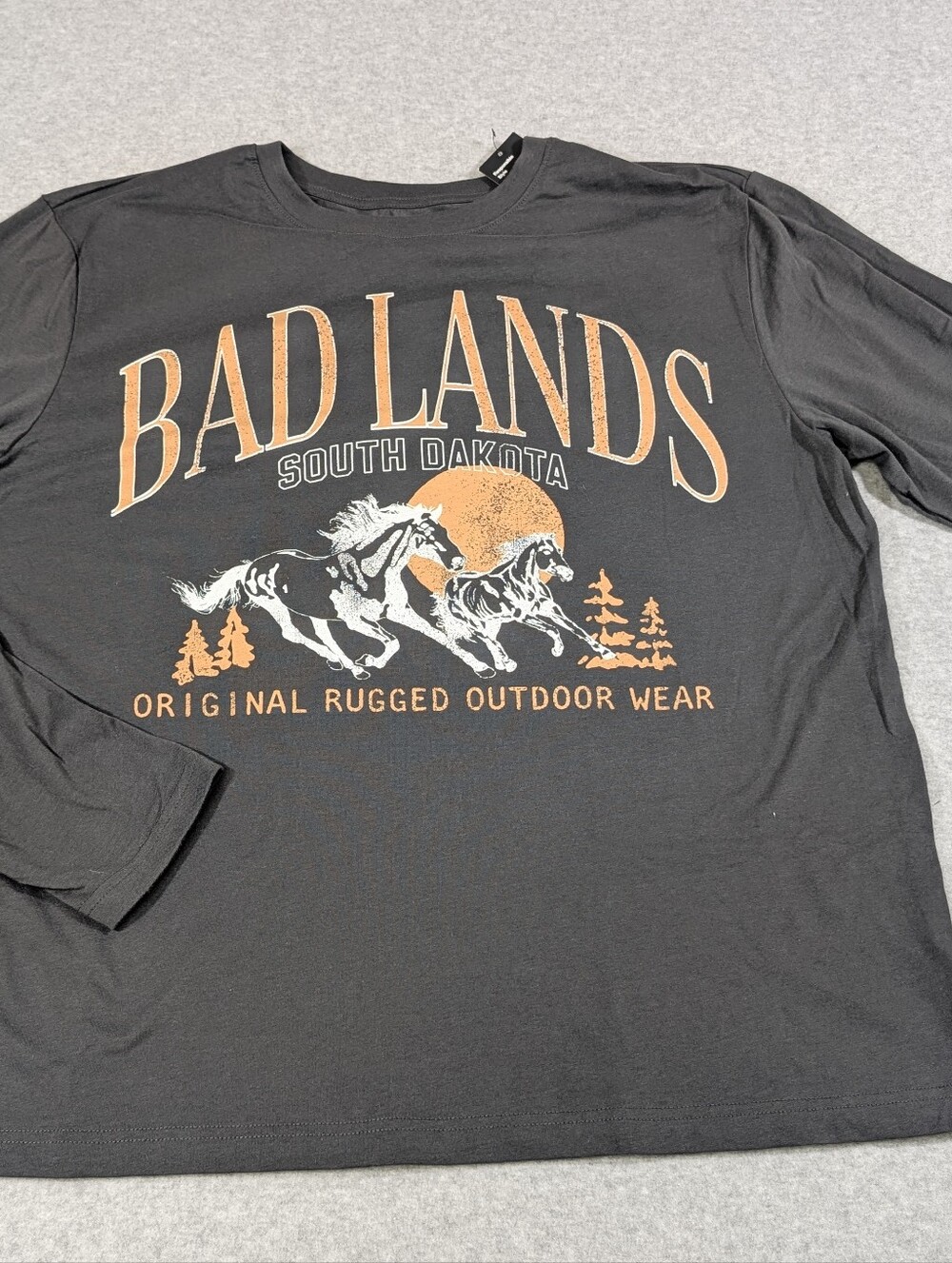 Original Use Badlands South Dakota Long Sleeve Graphic Tee Large NWT